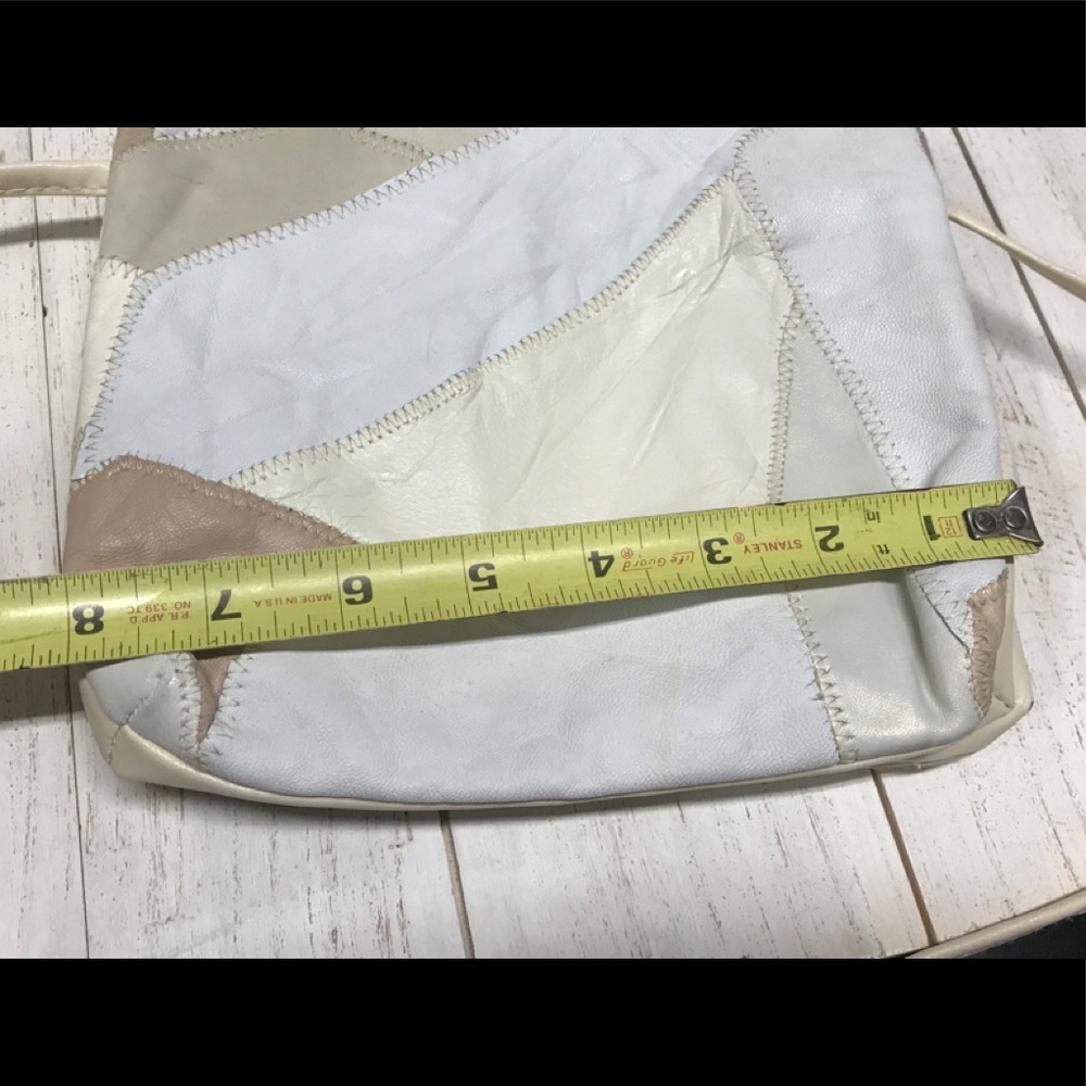 Crossbody Purse Leather Patchwork Material Multi … - image 5